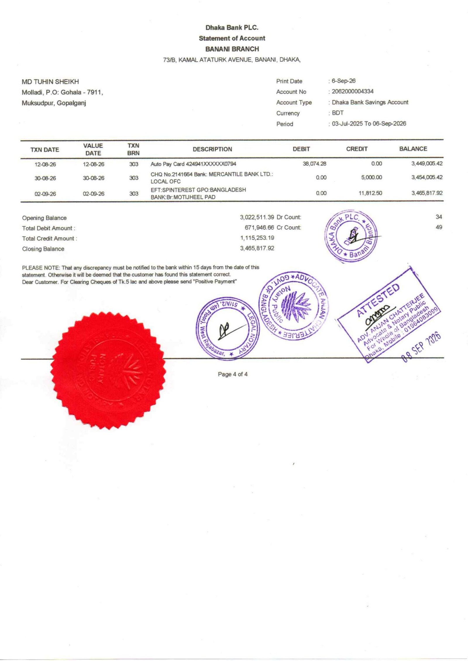 Personal document